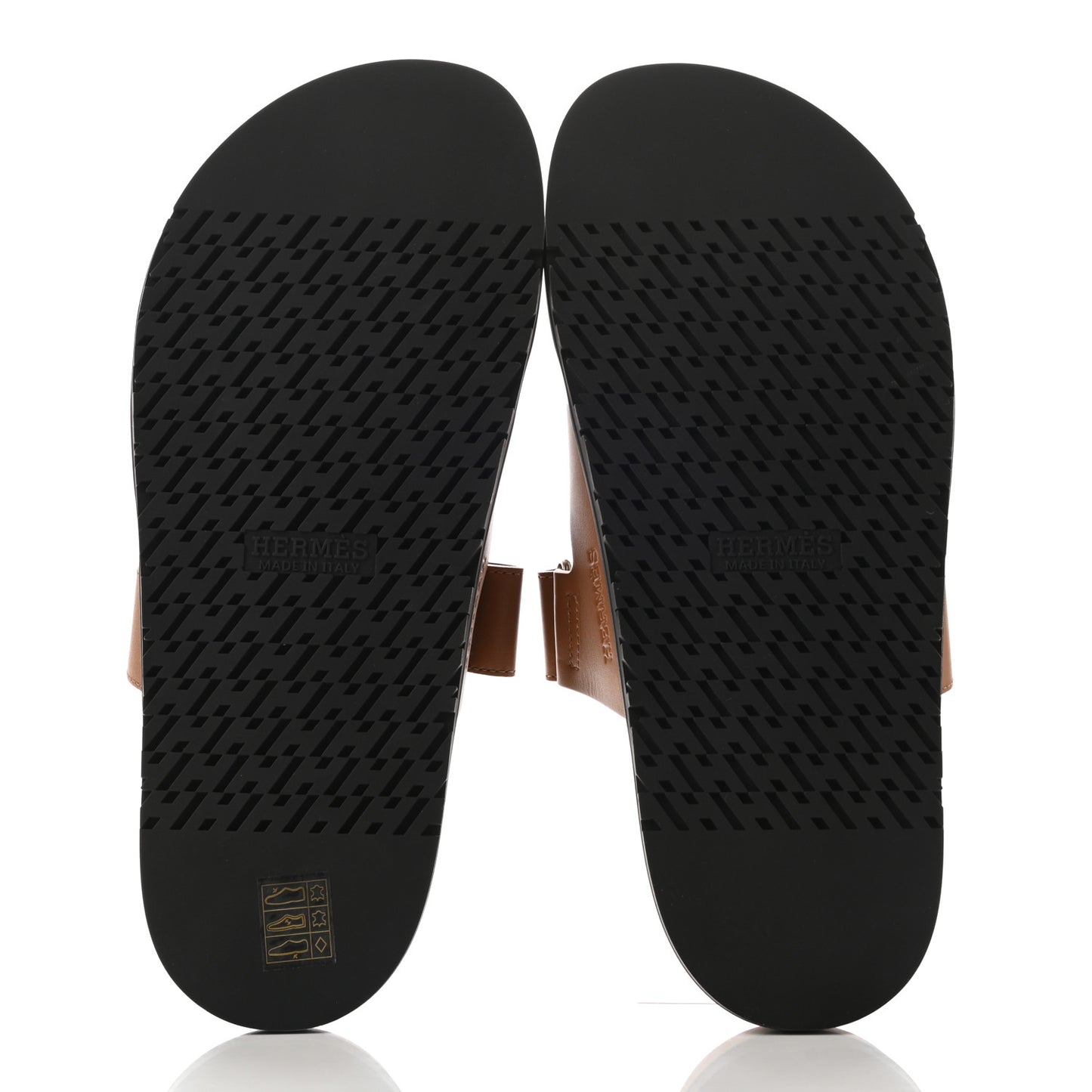 Calfskin Mens Chypre Sandals 42 Gold