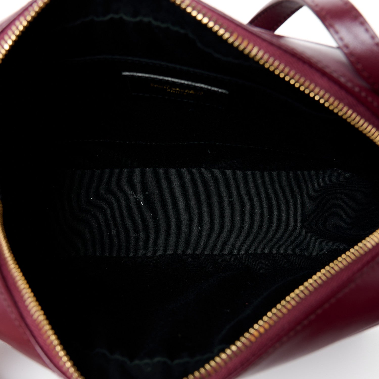 Saint Laurent Calfskin Matelasse Monogram Lou Camera Bag Dark Legion Red 5 of 10