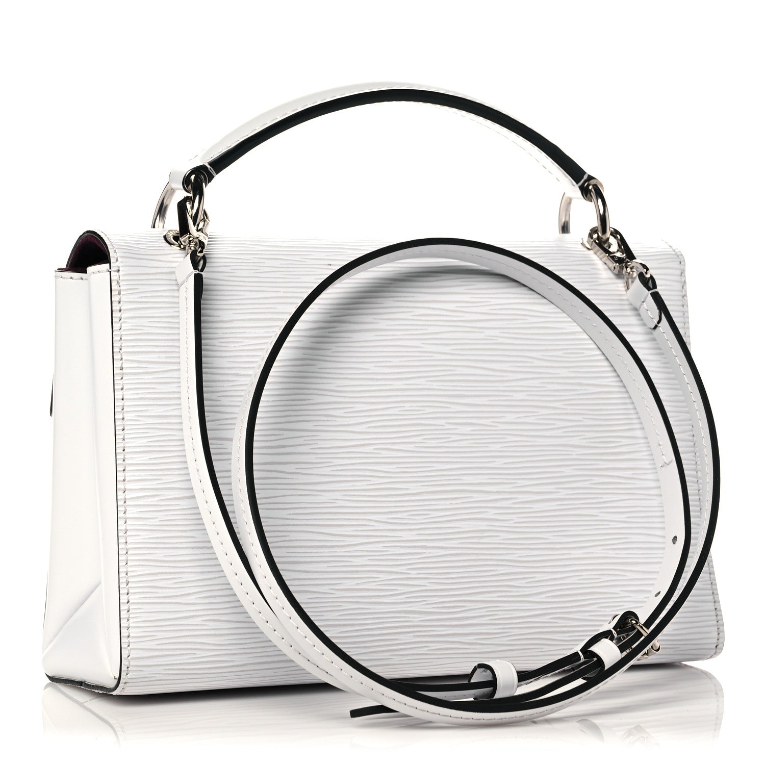 Louis Vuitton Epi Pochette Grenelle White 2 of 12