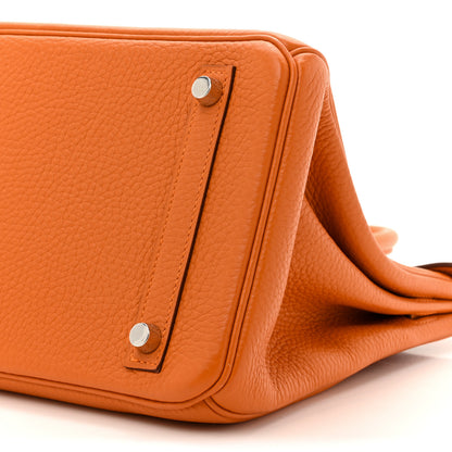 Hermes Togo BIRKIN 30 Orange 10 of 11