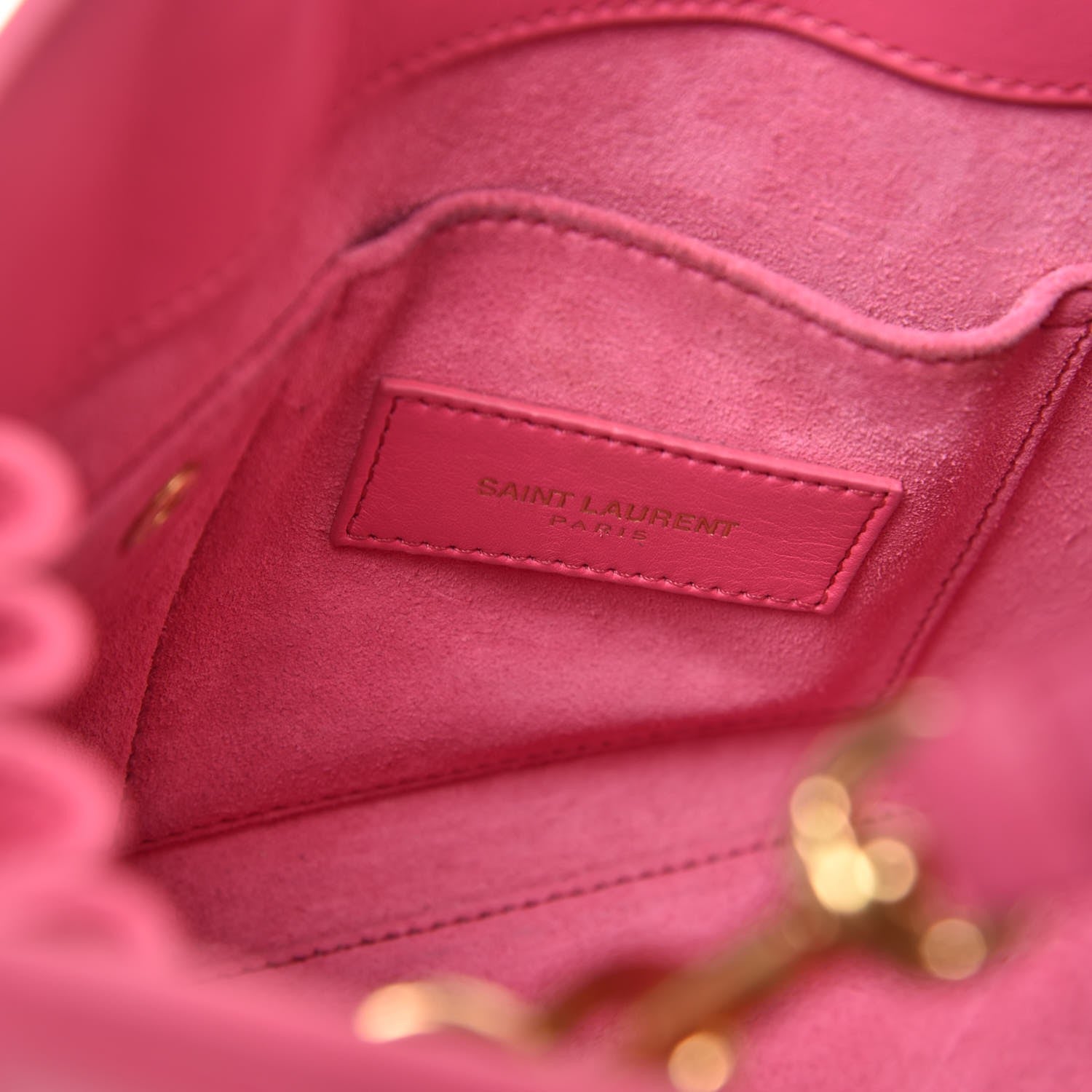 Saint Laurent Calfskin Nano Sac De Jour Lipstick Fuchsia 9 of 12