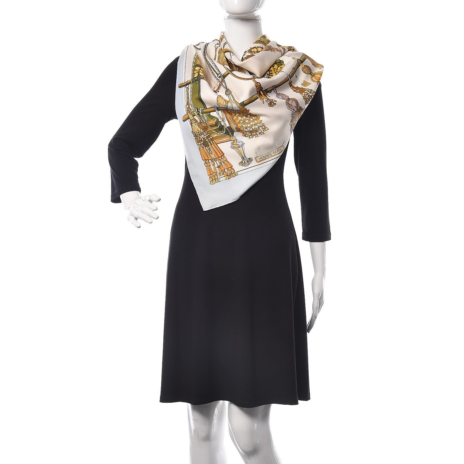 Hermes Silk Passementerie Scarf 90 2 of 10