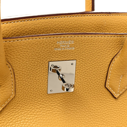 Hermes Togo Birkin 40 Jaune Sable 6 of 12