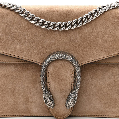 Gucci Suede Small Dionysus Shoulder Bag Taupe 9 of 11