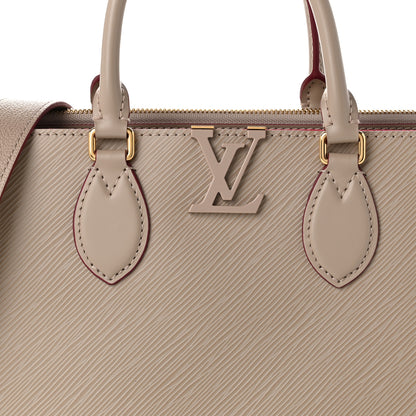 Louis Vuitton Epi Grenelle Tote MM Galet Grenat 7 of 9