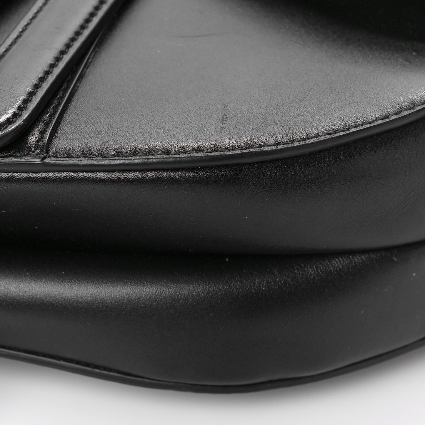 Calfskin Saddle Bag Black