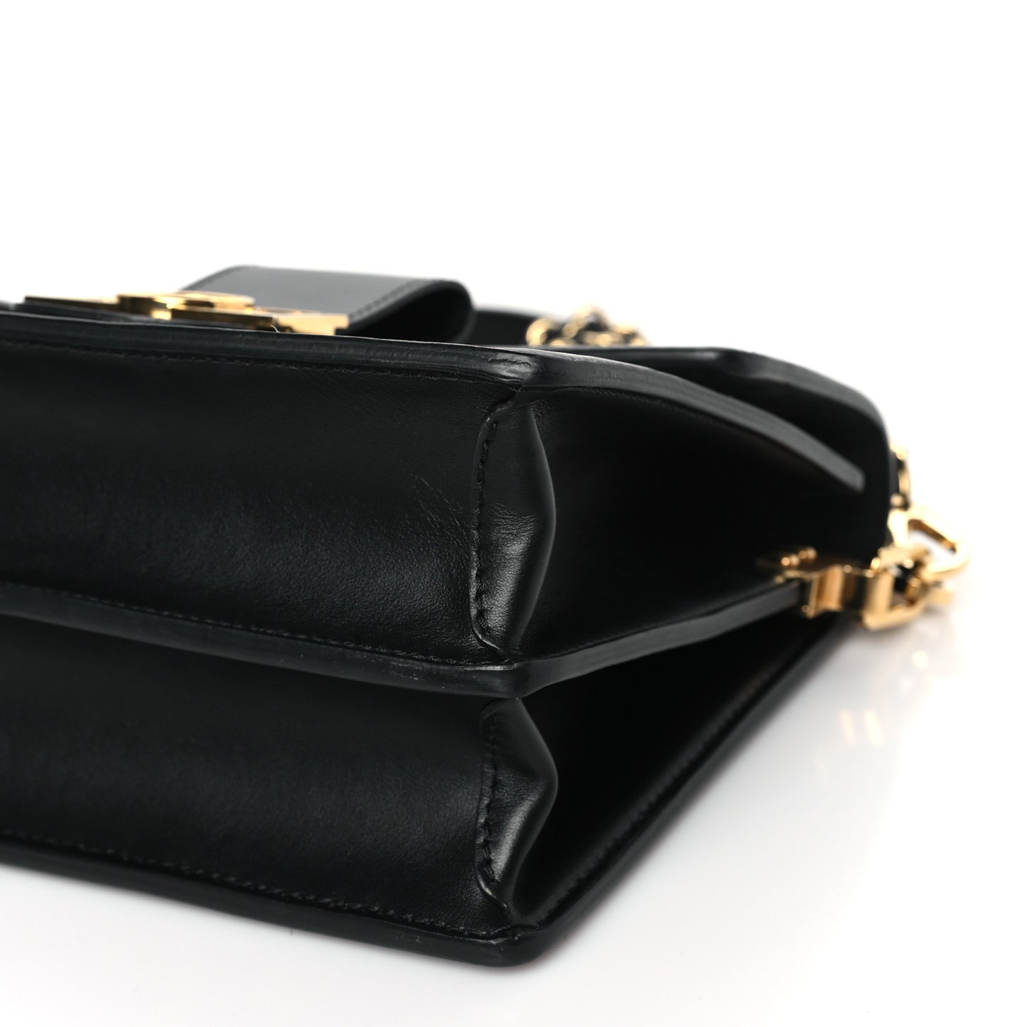 LOUIS VUITTON Epi Dauphine MM Black