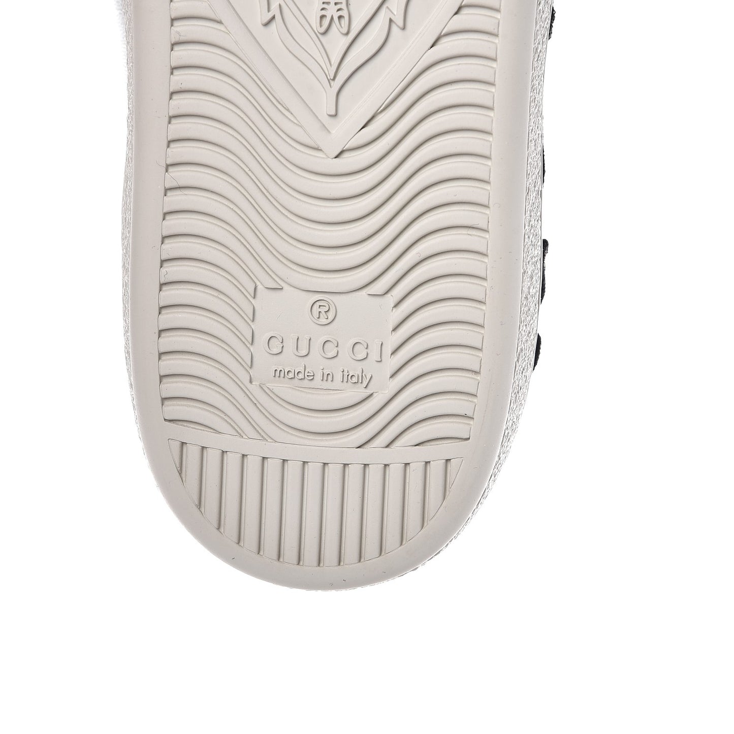 Metallic Calfskin Floral Embroidered Ace Sneakers 36.5 Silver