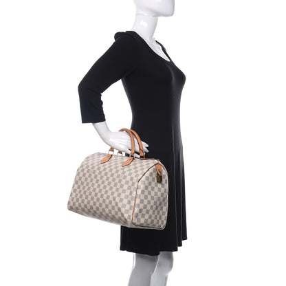 Louis Vuitton Damier Azur Speedy 35 2 of 10