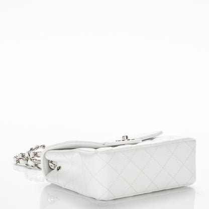 Chanel Caviar Quilted Mini Square Flap White 4 of 7