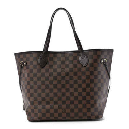 Louis Vuitton Damier Ebene Neo Neverfull MM Rose Ballerine 3 of 15