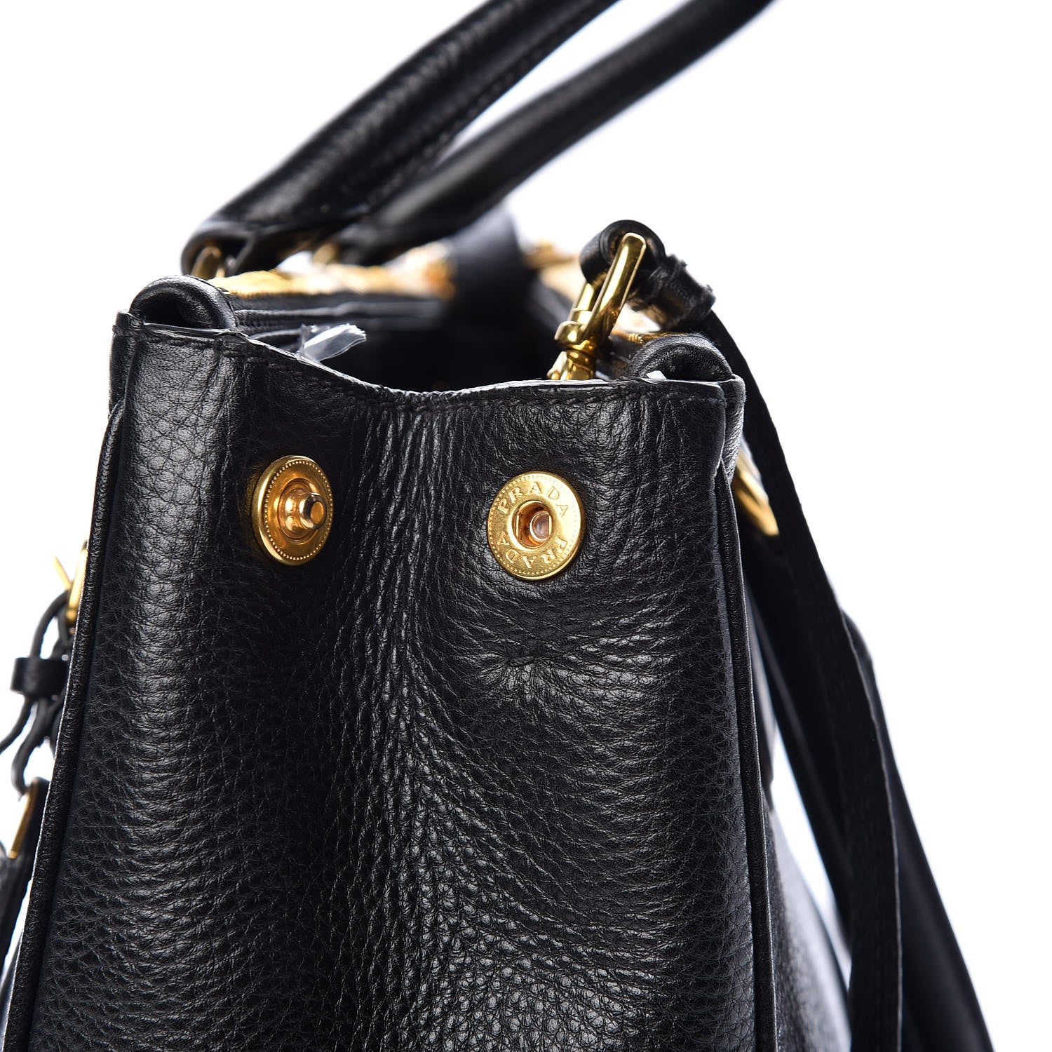Prada Vitello Daino Large Double Zip Tote Nero Black 17 of 24