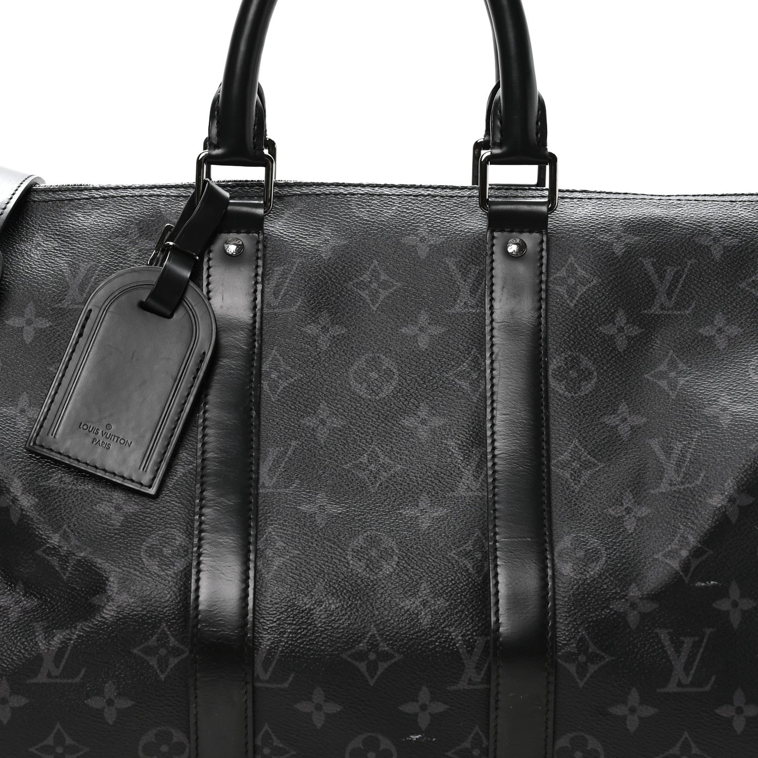 Louis Vuitton Monogram Eclipse Keepall Bandouliere 45 7 of 10