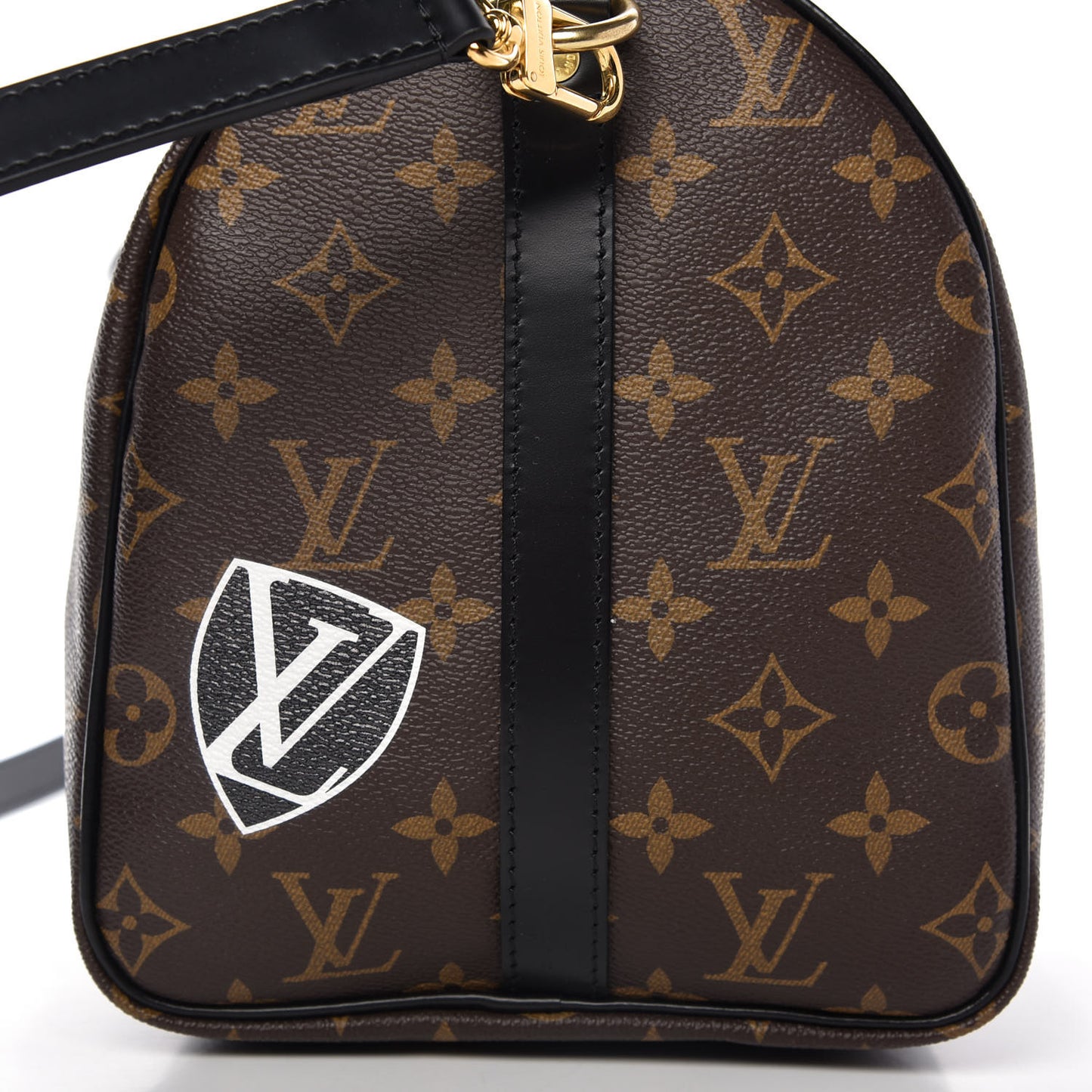 Monogram My World Tour Speedy Bandouliere 30 Black