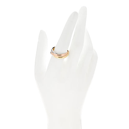Cartier 18K Pink Yellow White Gold Classic Trinity Ring 59 8.75 2 of 5