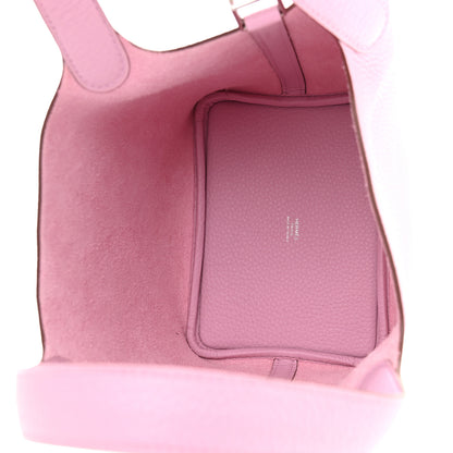 Hermes Taurillon Clemence Picotin Lock 18 PM Mauve Sylvestre 5 of 9
