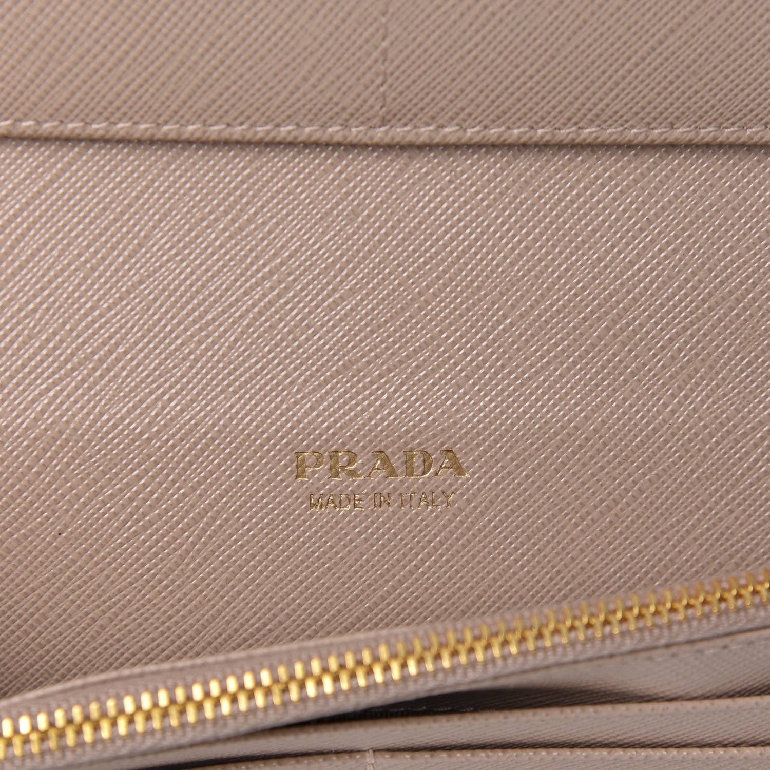 Prada Saffiano Metal Double Snap Travel Wallet Cammeo 6 of 8