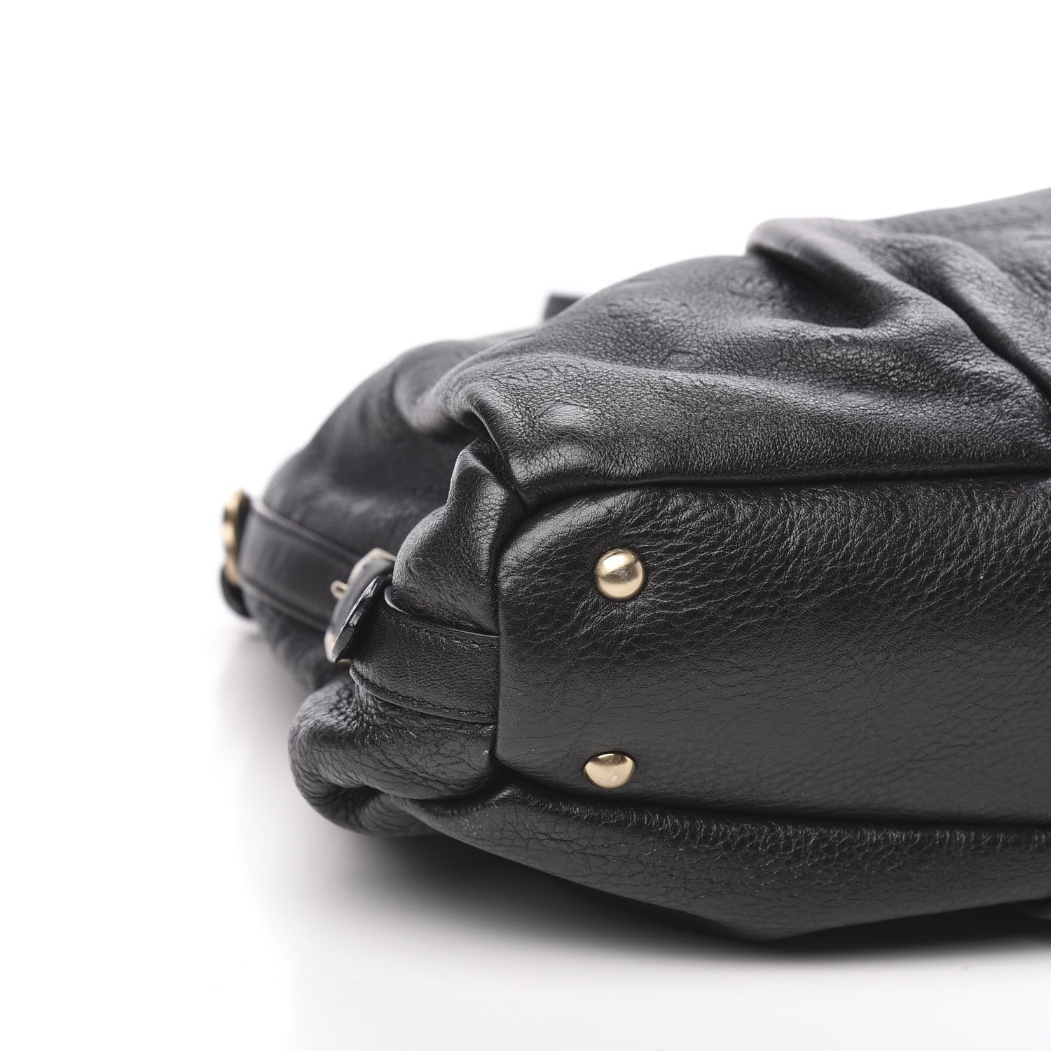 MCM Calfskin Ottomar Monogram Tote Black 7 of 9