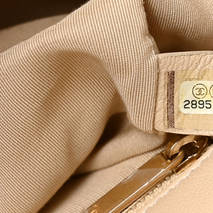 Chanel Lambskin Quilted Maxi Chanel 19 Flap Beige 7 of 10