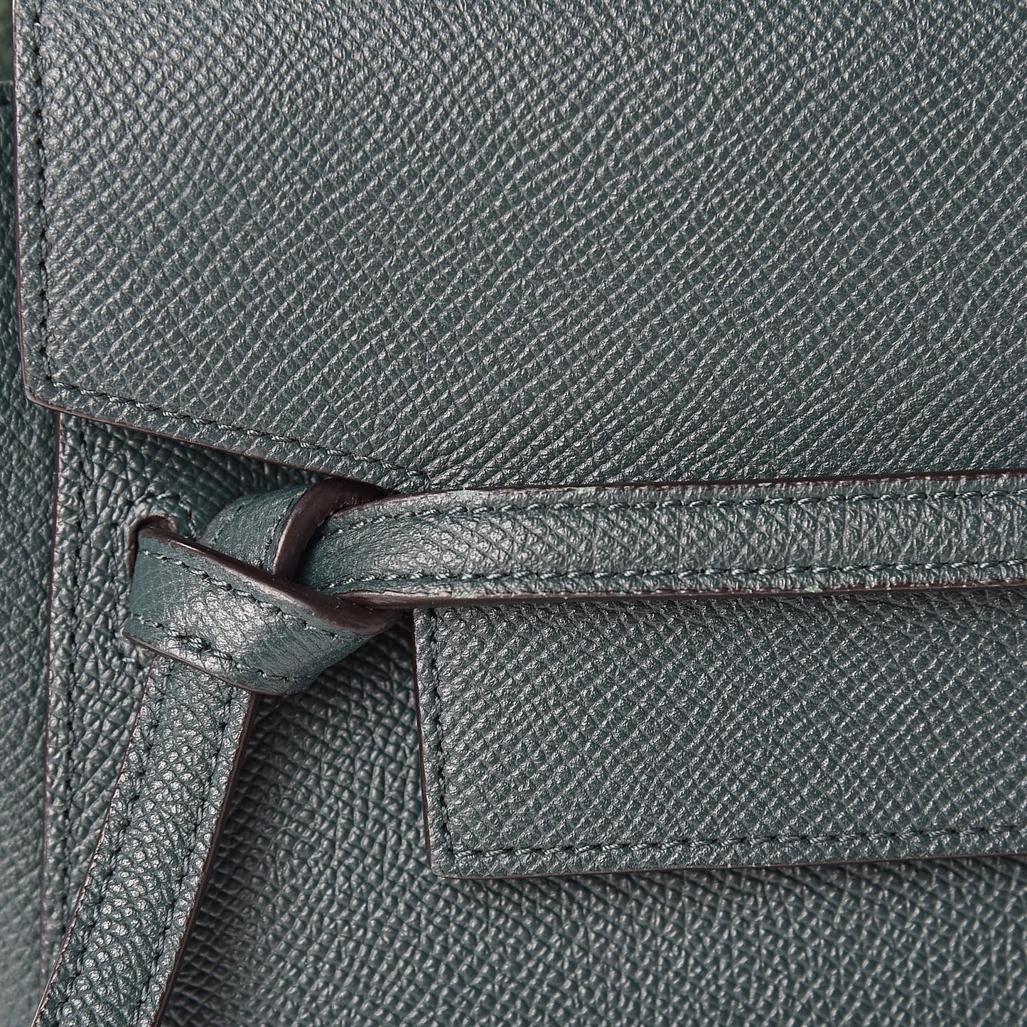 Grained Calfskin Nano Belt Bag Amazone