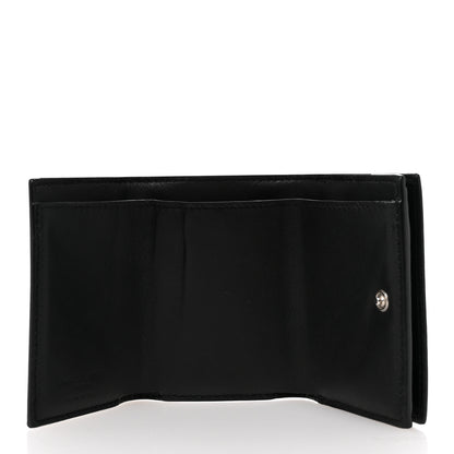 Saint Laurent Grain De Poudre Tiny Tri Fold Wallet Black 5 of 6