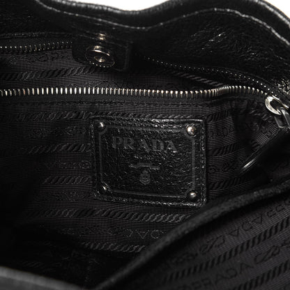 Prada Cervo Lux Chain Shoulder Bag Nero Black 5 of 7