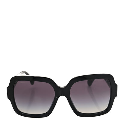 Chanel Acetate Charms Pearl Square Sunglasses 5479-A Black Gold 2 of 7