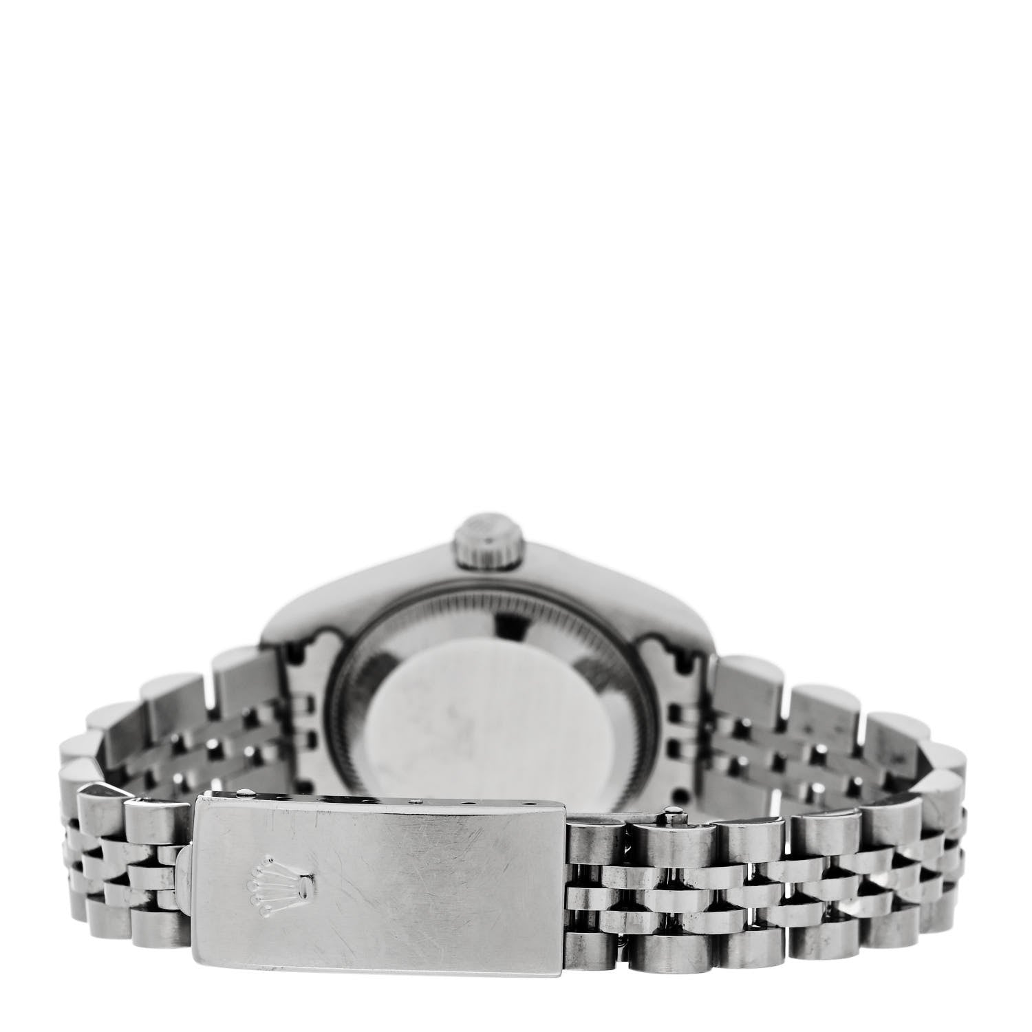 Rolex Stainless Steel 18K White Gold Diamond 26mm Oyster Perpetual Datejust Watch Silver Jubilee 79174 3 of 4