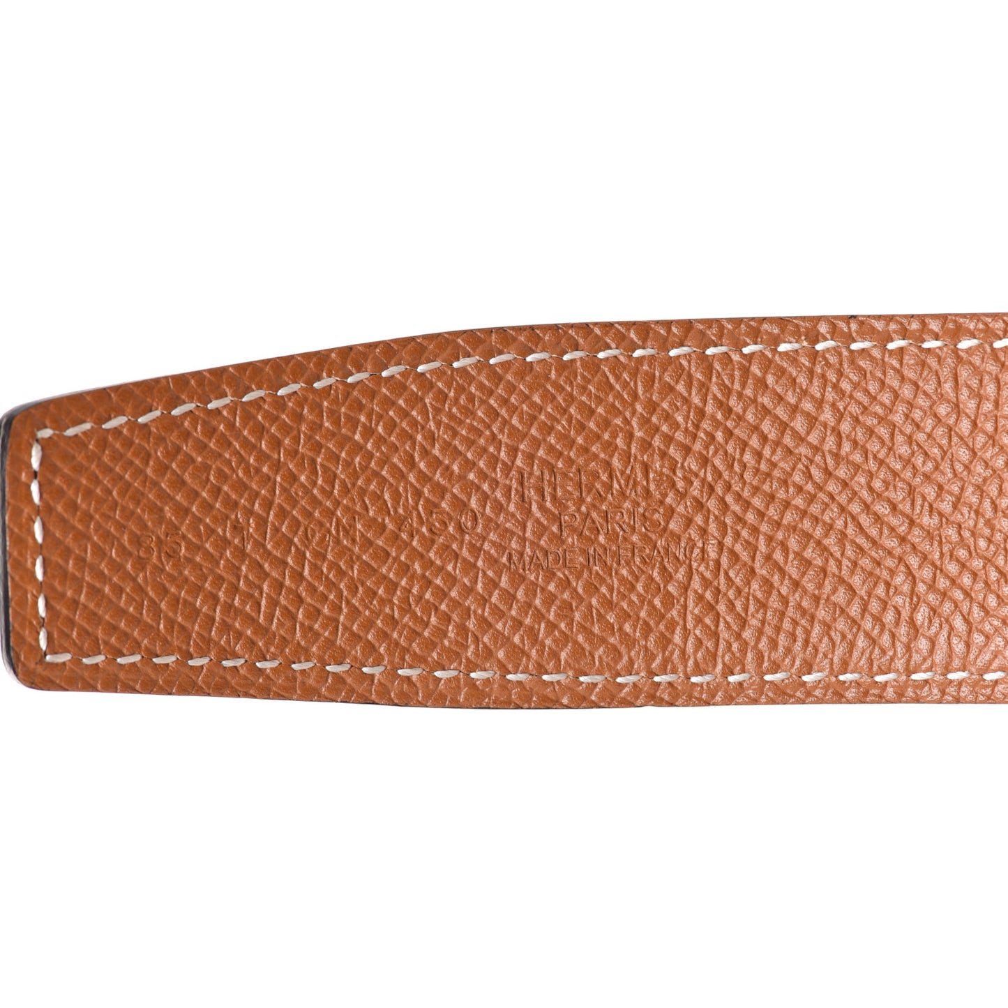 Epsom Swift 32mm Belt Strap 85 Gold Black