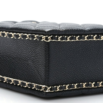 Chanel Caviar Quilted Evening Box Bag Black 7 of 8