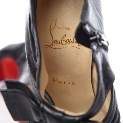 Christian Louboutin Nappa Madame Butterfly Booty 150 Ankle Boots 36 Black 7 of 13