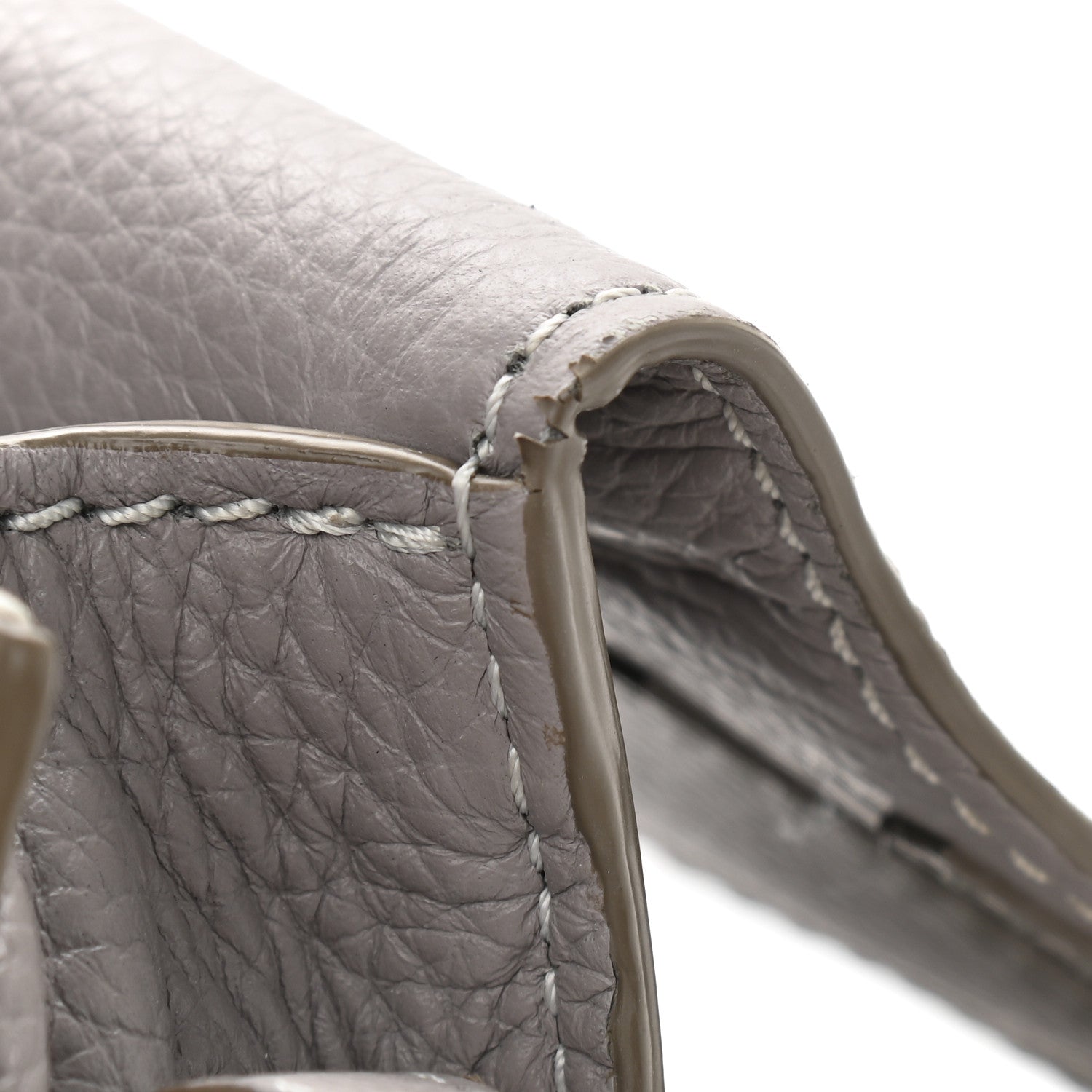Chloe Calfskin Mini Marcie Round Crossbody Bag Cashmere Grey 11 of 11
