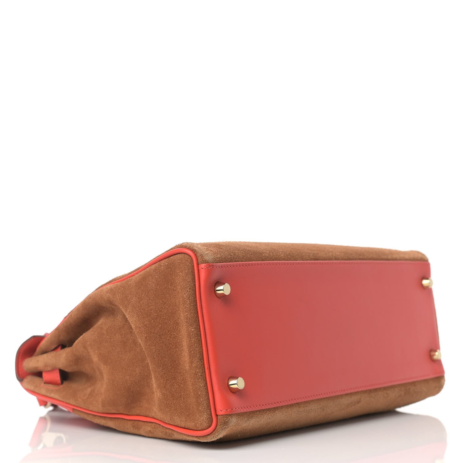 Hermes Grizzly Swift Kelly Retourne 32 Chamois Capucine 3 of 16