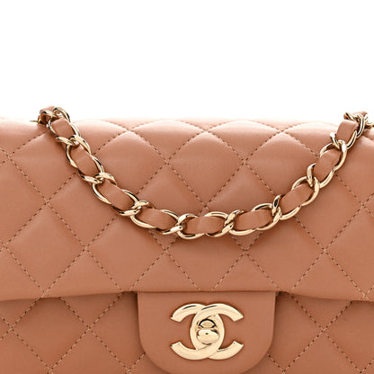 Chanel Lambskin Quilted Mini Rectangular Flap Brown 8 of 11