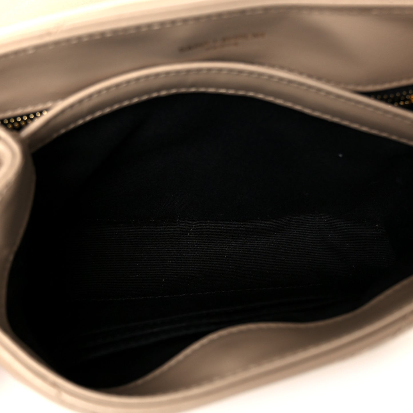Calfskin Y Quilted Monogram Toy Loulou Crossbody Bag Dark Beige
