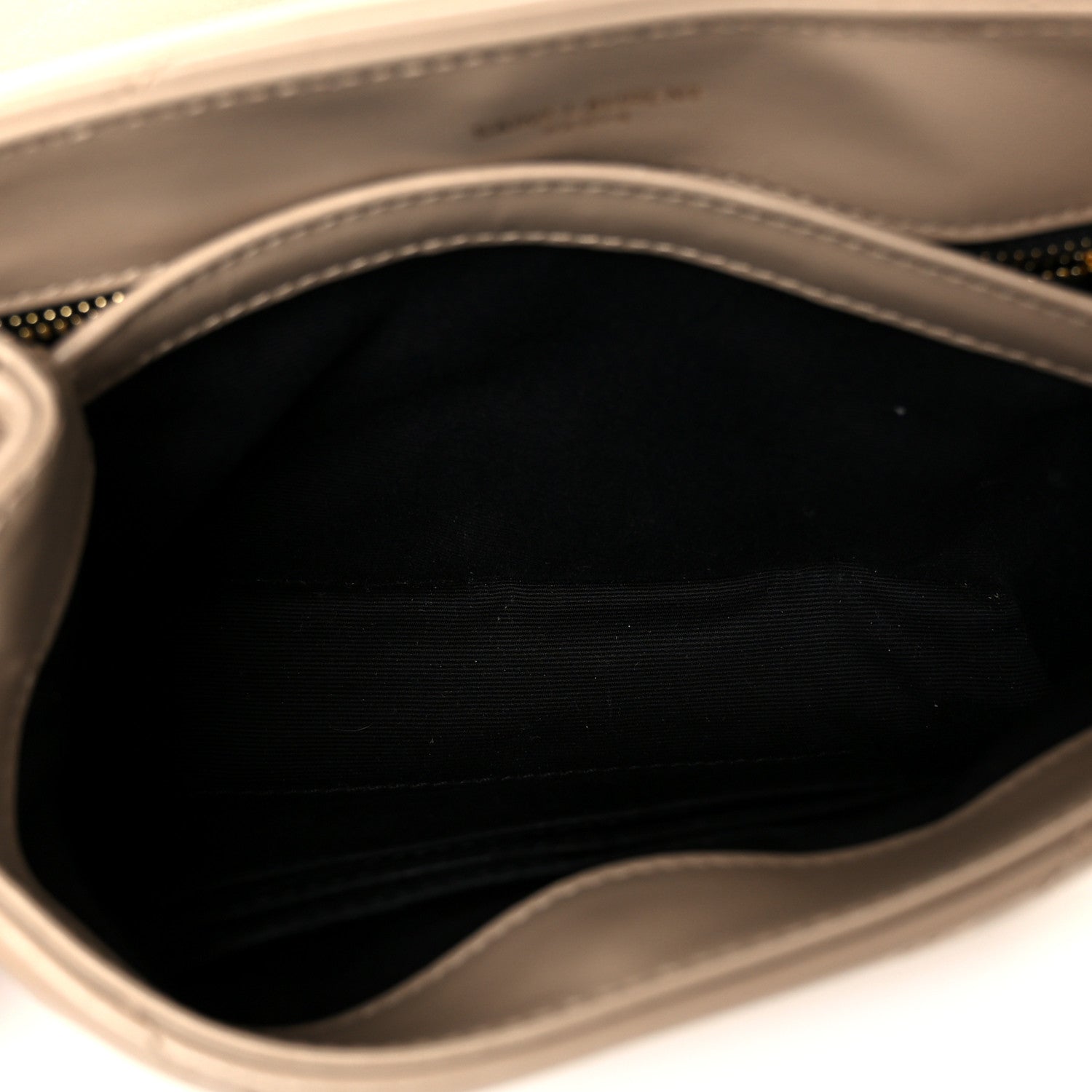 Saint Laurent Calfskin Y Quilted Monogram Toy Loulou Crossbody Bag Dark Beige 5 of 11