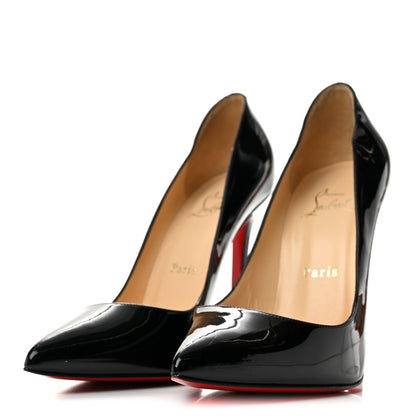 Christian Louboutin Patent Pigalle 120 Pumps 38.5 Black 4 of 10