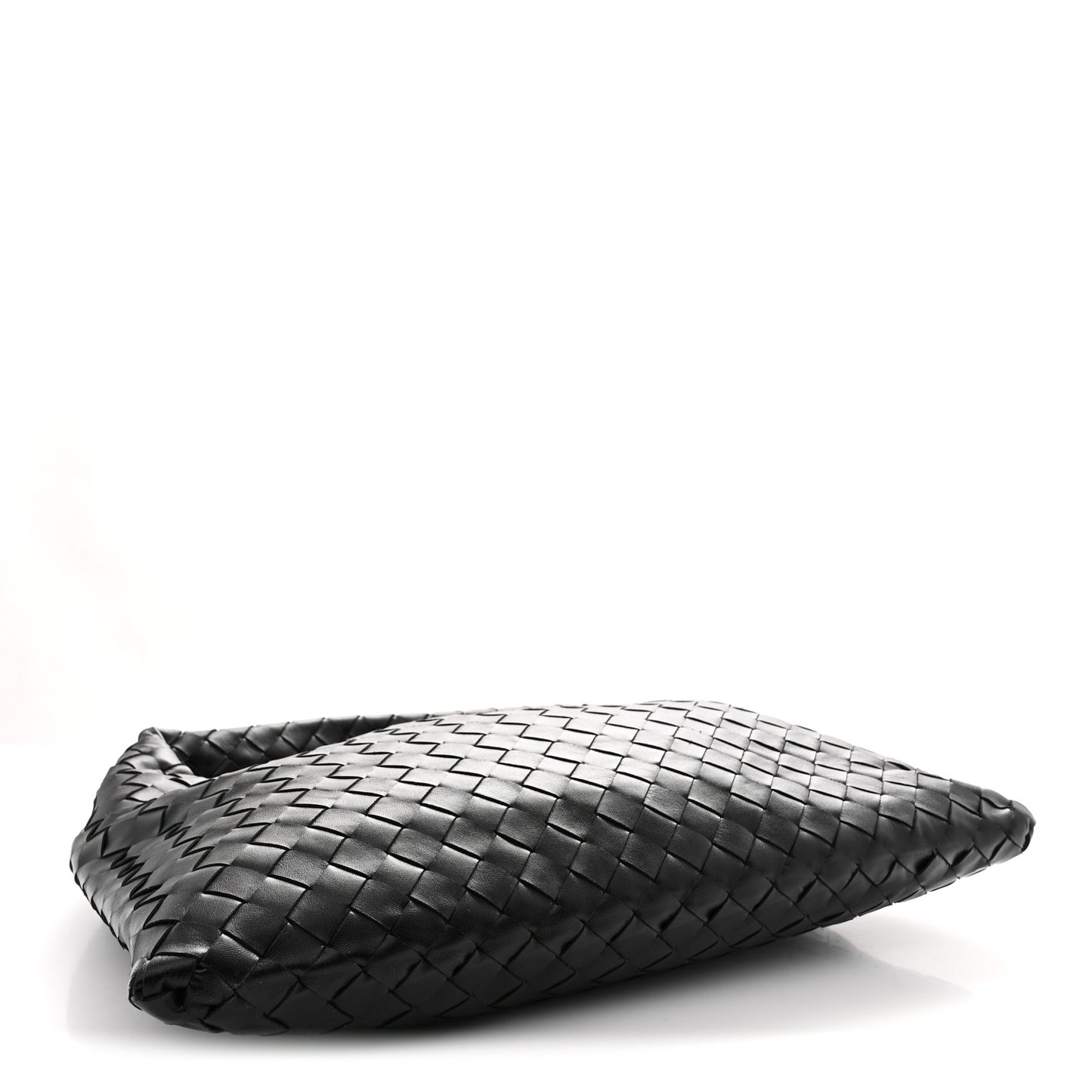 Calfskin Intrecciato Small Hop Black