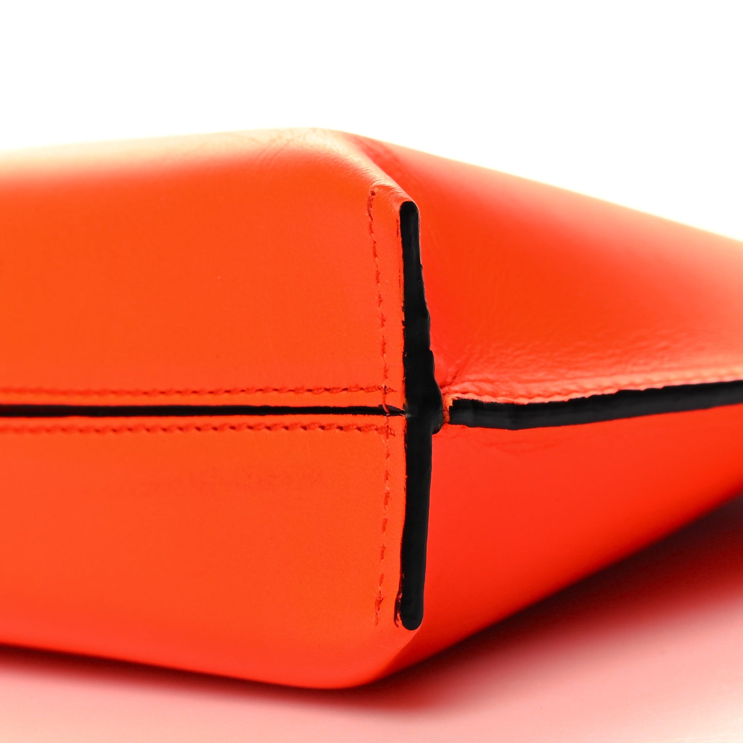 Calfskin T Pouch Orange