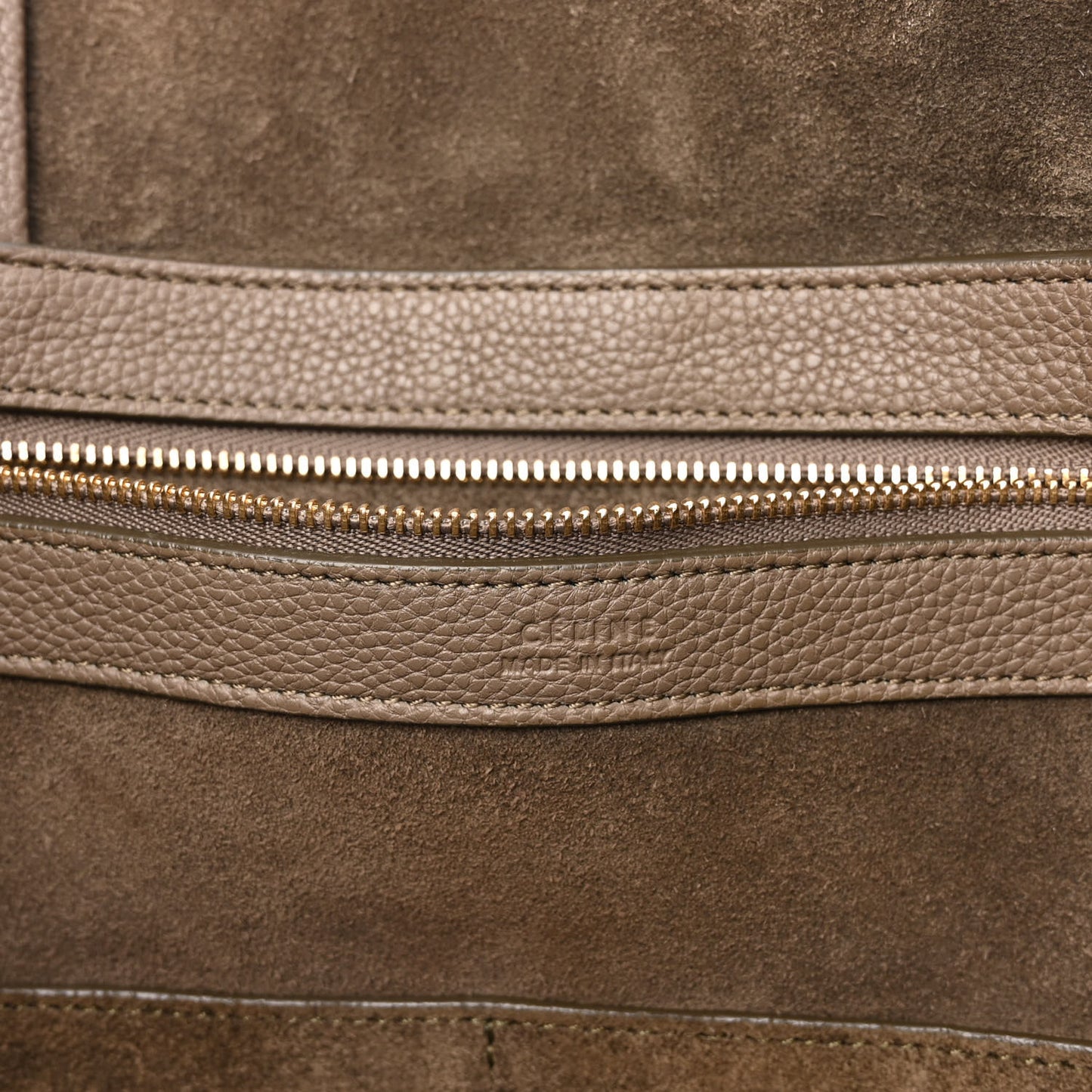 Soft Grained Calfskin Small Belt Cabas Phantom Taupe