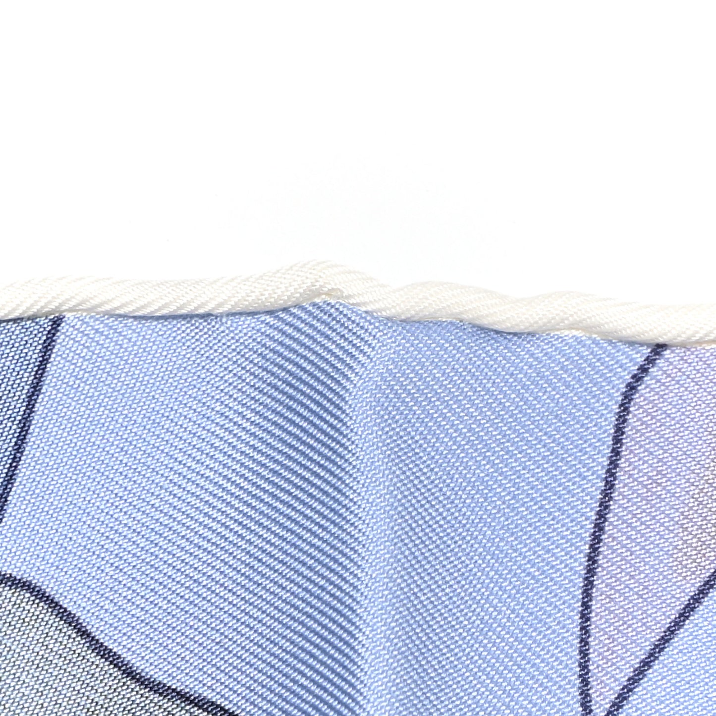 Silk Carre Double Face Brandebourgs Scarf 90 Lavande Jaune D'Or
