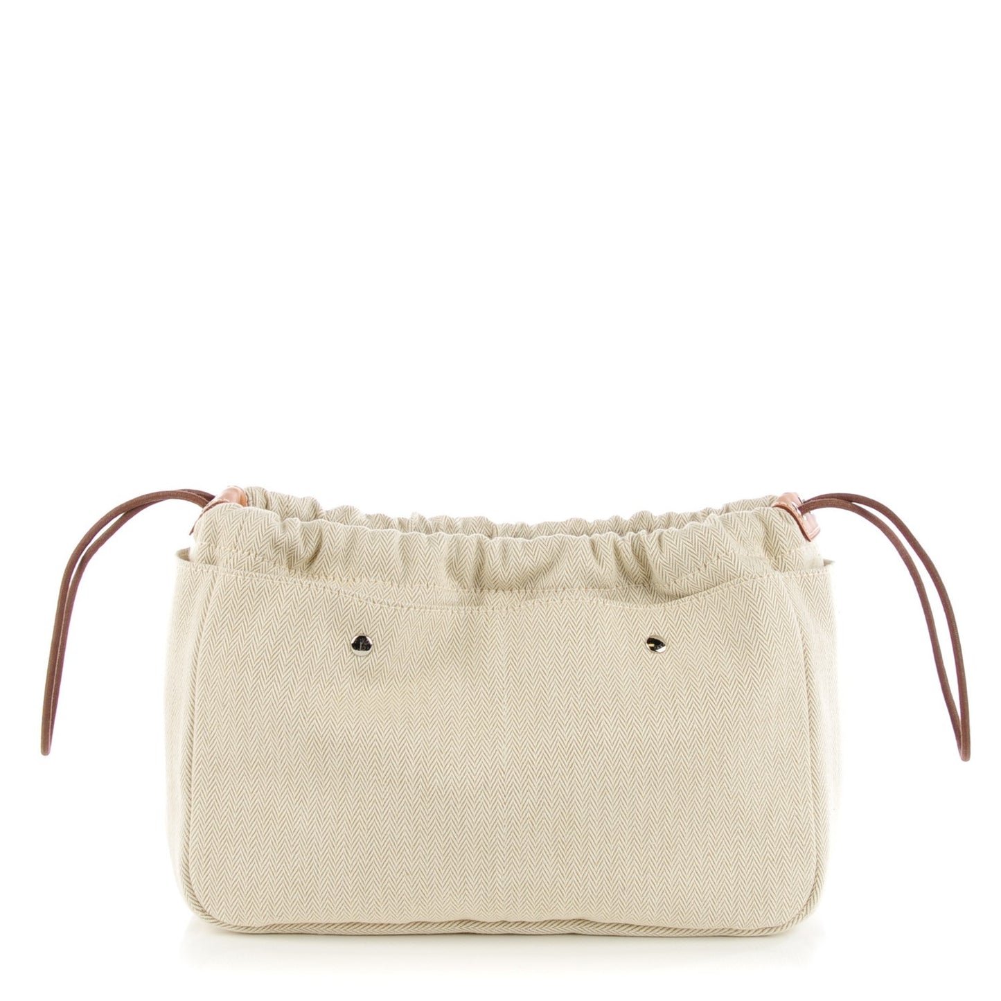 Canvas Barenia Fourbi 25 MM Pouch Naturel Fauve