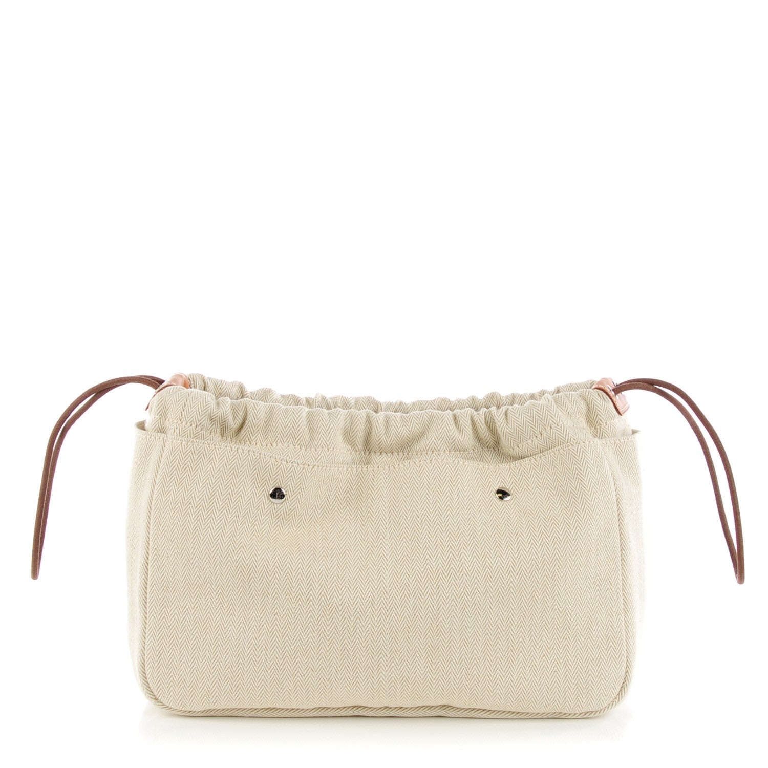 Hermes Canvas Barenia Fourbi 25 MM Pouch Naturel Fauve 1 of 8