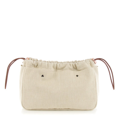 Hermes Canvas Barenia Fourbi 25 MM Pouch Naturel Fauve 1 of 8