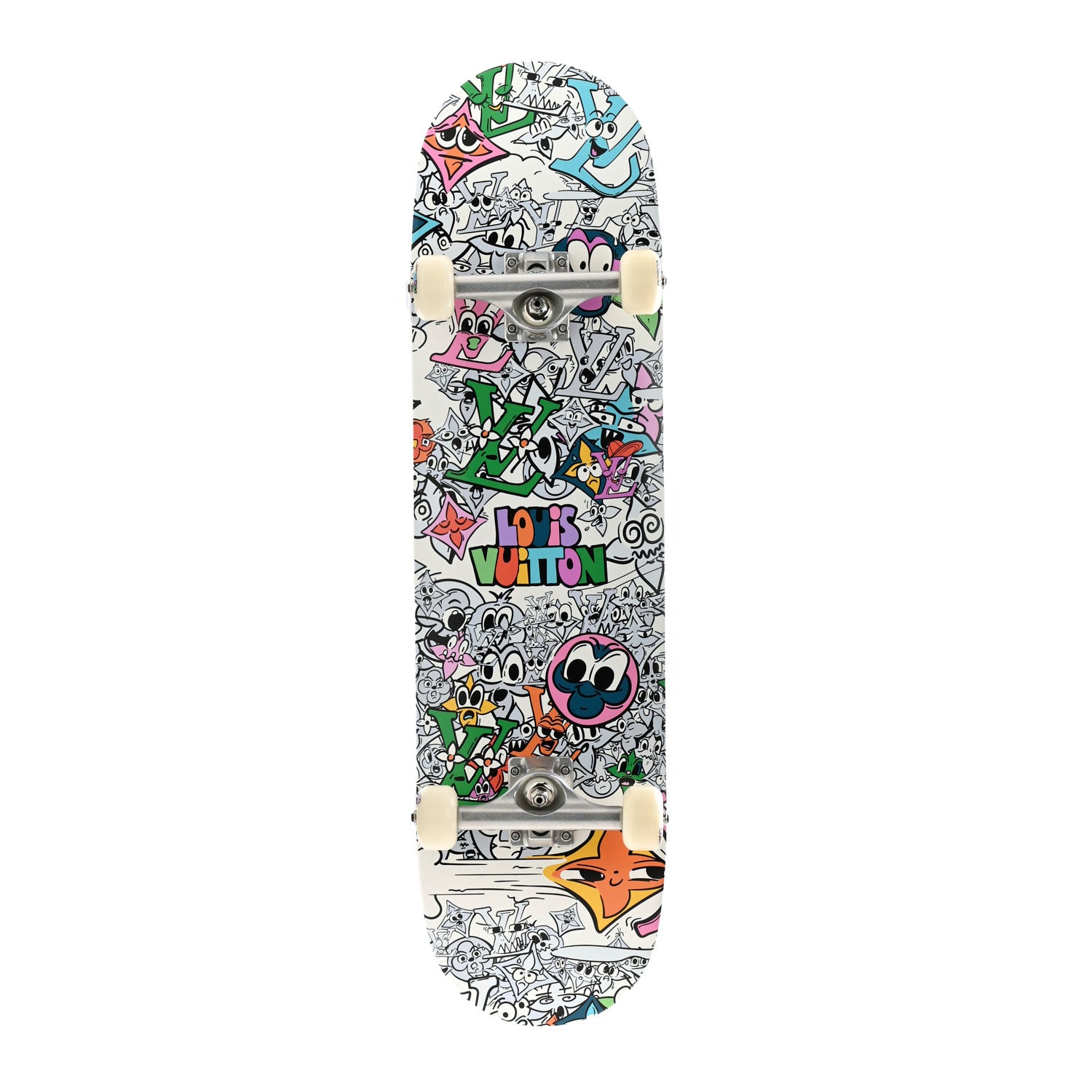 Louis Vuitton Monogram Comics Wood Skateboard Multicolor 1 of 12