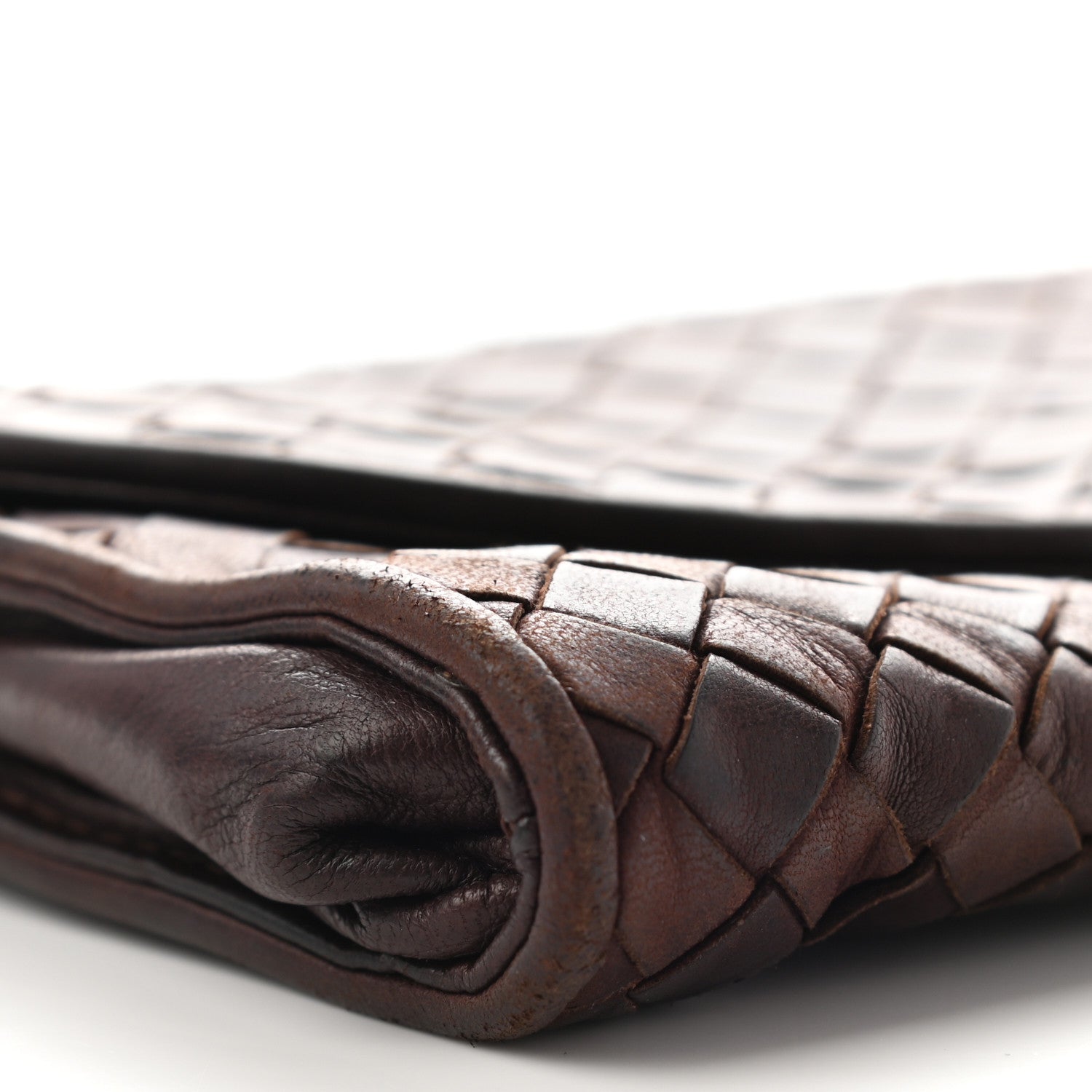 Bottega Veneta Nappa Intrecciato Flap Clutch 8 of 11
