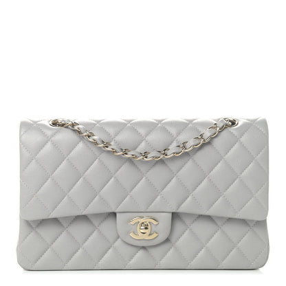 Chanel Caviar Quilted Medium Double Flap Grey 1 of 4