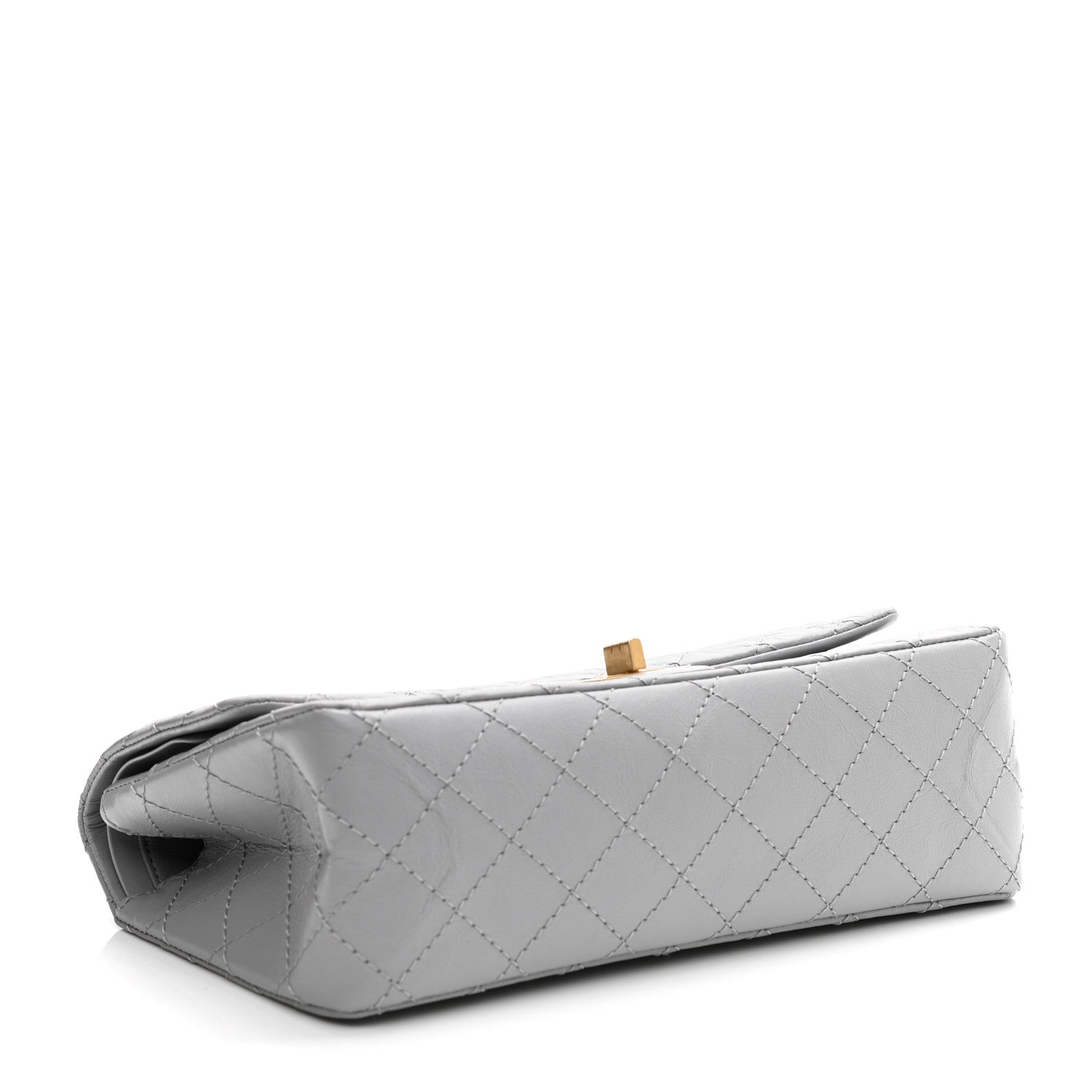 Chanel Aged Calfskin Quilted 2.55 Reissue 225 Flap Grey 4 of 11