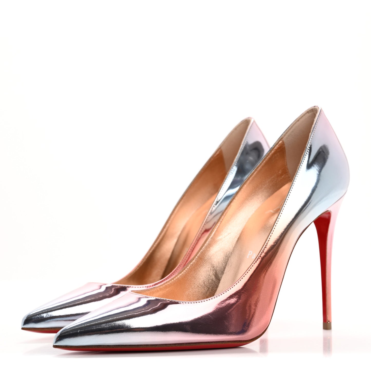 Metallic Degrade Specchio Kate 100 Pumps 38.5 Leche