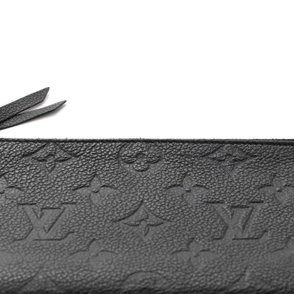 Louis Vuitton Empreinte Felicie Chain Wallet Zippered Insert Black 6 of 7
